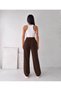 Yüksel High Waist Wide Leg Ribbed Sweatpants - 2