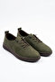Ortes Rubber Tied Sole Stitched Genuine Leather Orthopedic Women's Shoes Khaki Nubuck - 2