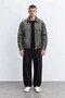 Oversize Shirt Collar Double Pocket Men's Leather Jacket - 2