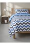 Single Size Double-Sided 120X200 Elastic Sheet Bedding Set, 3 Pieces with Zipper - 2