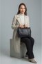 Genuine Leather Cylinder Handbag Suitable for Daily Use, Women's Messenger Bag with Shoulder and Crossbody Straps - 7