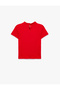 Buttoned Slim Fit Short Sleeve High Neck Blouse - 2