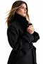 Oversize Wide Cut Belted Long Coat - 2