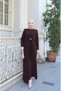 Cape and Buckle Sandy Dress