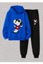 Hooded Kids Sweatshirt Tracksuit Set – Winter Top and Bottom Set