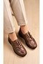 Inside and Outside, 100% Genuine Leather, Orthopedic Sole, Daily Casual Women's Shoes - 3