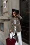Women's Front Beaded Embroidered Denim Oversize Shirt - 7