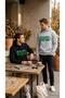 Deni̇zli̇ Şehi̇r Bi̇zi̇m Aşk Bi̇zi̇m 3 Yarn Shardonlu Hoodie Fleece - 3