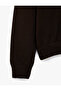 Long Sleeve Contrast Detailed Crew Neck Knitwear Sweater - 4