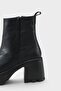 Dalenna Side Zipper Platform Heeled Women's Boots - 5