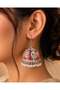 Vintage Mughal Print Jhumka Earrings | Pearl Drop Ethnic Dangle Earrings for Women - 2