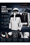 Men's White Thermal Waterproof Ski Jacket