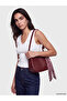 Leather Look Women's Shoulder Bag with Scarf Accessory from Uzg Store for Style Enthusiasts - 2