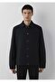 M0110883 Wool Blend Short Coat Jacket Men's Coat Black - 3