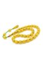 Zeyzun Signed Barrel Cut Large Size Yellow Crimped Amber Prayer Beads - 3