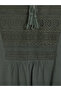 I Tie-Down Collar Embroidered Gathered Blouse from Freezen Store - 3