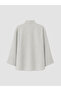 Rmz Gi̇yi̇m Farkiyla Dik Roba Collar Modal Blended Women's Shirt - 3