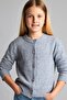 Crew Neck Buttoned Knitwear Basic Cardigan Girls H5601A826Au