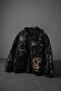 Men's Black Serpent Codex Boxy Fit Jacket