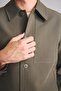Regular Fit Polo Collar Lined Blazer Jacket G6393Ax26Au - 5