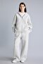 Relaxed Fit Plain Diver Fabric Wide Leg Sweatpants H0939Ax26Au
