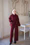 Bordo Corsman Premium Cardigan and Trousers Knitwear Set