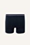 Regular Fit Striped Boxer Pack of 3 with Elastic Waistband I1735Ax26Au - 3