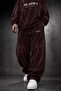 Men's Burgundy Slatang Baggy Tracksuit - 2