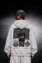Men's White Relic Patch Detail Oversize Hoodie - 2