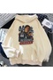 Garrett Graham Off Campus Printed Cotton 3 Thread Threaded Oversize Sweatshirt