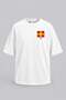 Oversize Letter R Sancak Pocket Printed Unisex T-Shirt