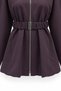 Drawstring Belted Cap Burgundy - 3