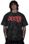 Dexter Morgan Series Printed Unisex Oversize Vintage Washed T-Shirt - 4