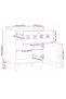 Dulap de noapte 50 x 33 x 60 cm Lemn de mango solid - 2
