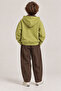 Brown Gabardine Pants for Children with Pens Details (2-9 Years) - 4