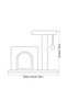T1 Cat Scratching and House Cat-Friendly Fabric Wipeable Large Nest - 3