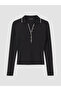 Lcw Everyday Black Polo Neck Women's Bodysuit - 5