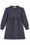 Organic Muslin Anthracite Spring Dress for Girls - 3