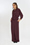 Women's Drawstring Waist Double Pocket Flowy Solid Color Jacket - 3