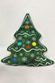 Decorative Digital Printed Christmas Pine Tree Shaped Throw Pillow 40X40 cm - 2