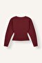 100% Cotton Stitching Detailed Slim Fit Crew Neck Long Sleeve Basic T-Shirt I8183Ax26Au - 2