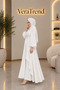 Side Tie Crepe Dress - 2