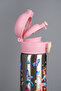 600 ml Stainless Steel Leak-Proof Princess Water Bottle with Straw and Strap - 3