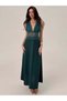 Rochie maxi, verde - M - 2