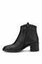 D26Kb-8280 Women's Genuine Leather Heeled Boots Black - 3
