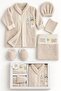 Girl and Boy Baby Plush Bathrobe Set Brz0401 - 4