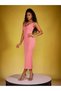 Rochie maxi, roz - L - 3