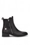 D26Kb-8440 Women's Genuine Leather Heeled Boots Black