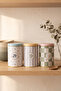 3 Pieces Round Metal Decorative Box 9 cm X 14 cm / Whimsical - 2