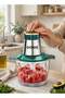 High Quality Quick Chopper 650W 2L Large Glass Bowl Electric Meat Chopper Food Processor 4 Stainless Steel Blades Safety Lock Non Slip Base One Touch Button For Meat Chicken Vegetables Onion Ga